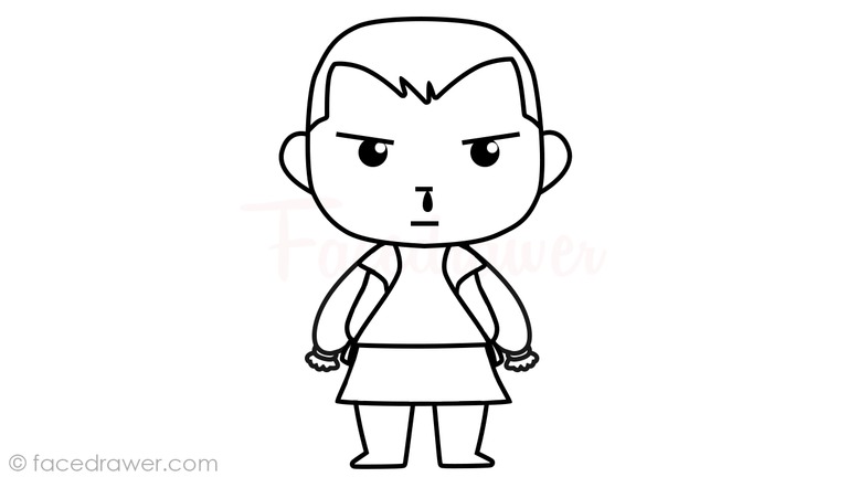 Eleven Drawing Lesson. Learn how to draw Jane from Stranger Things